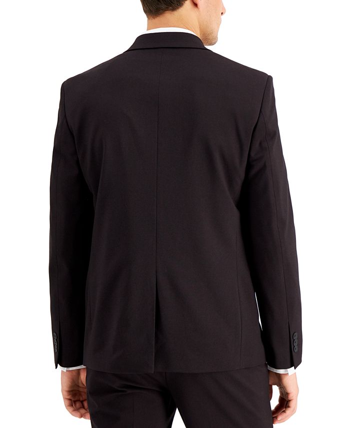 INC International Concepts Men's Slim-Fit Burgundy Solid Suit Jacket ...