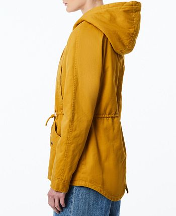Collection B - Juniors' Faux-Fur-Lined Hooded Anorak