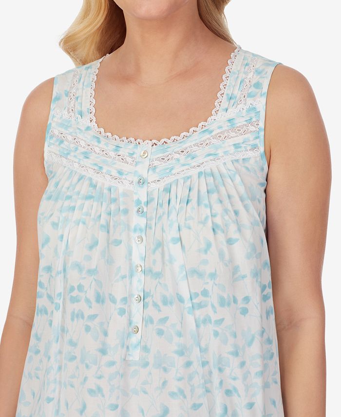Eileen West Printed Cotton Nightgown Macy's