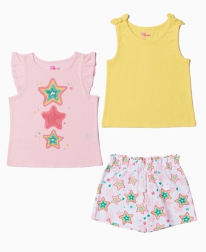 Epic Threads Little Girls T-shirt Tank and Short Set