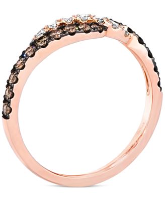 Multicolor Diamond Statement Ring (1/2 ct. t.w.) in 14k Rose Gold