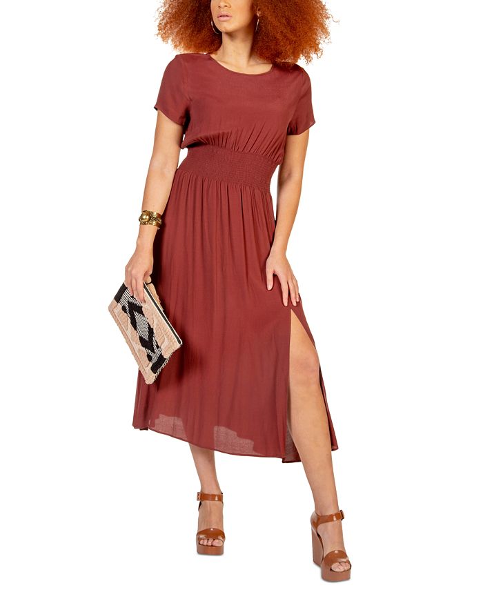 Black Tape SmockedWaist Dress Macy's