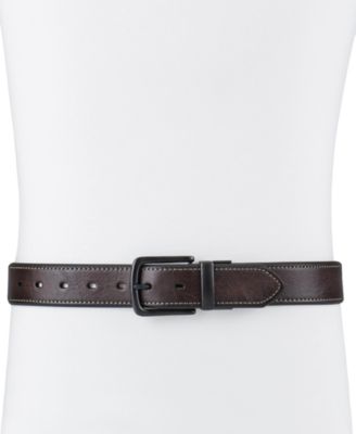 Men’s Contrast Stitch Reversible Belt