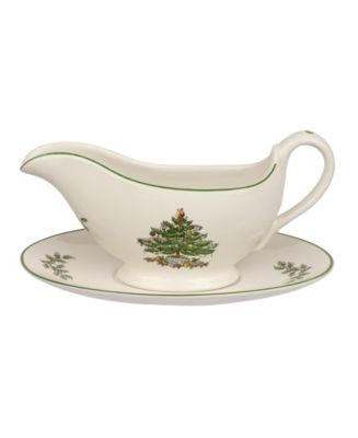 Spode Christmas Tree Gravy Boat - Macy's