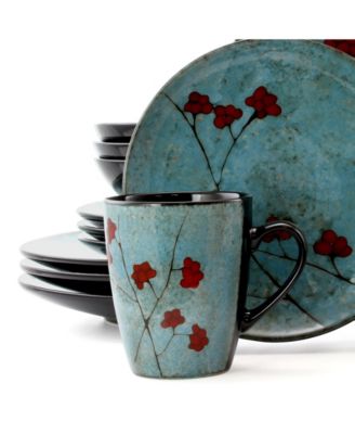 Floral Accents 16 Pc. Dinnerware Set, Service for 4