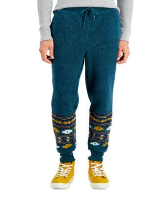 Sun + Stone - Men's Bloom Sherpa Jogger Pants