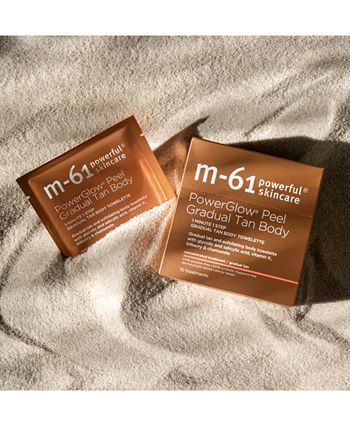 m-61 by Bluemercury - PowerGlow Peel Gradual Tan Body, 10 treatments