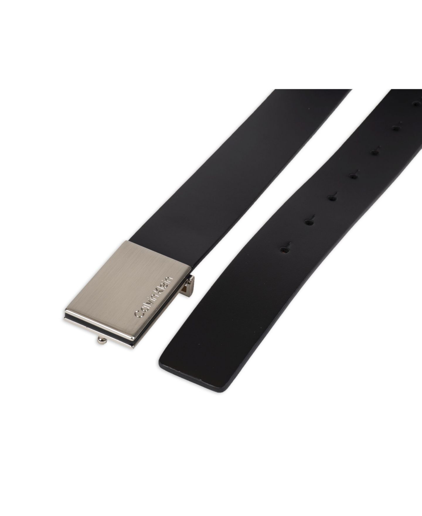 Мужской ремень Calvin Klein Casual Belt with Engraved Plaque Buckle — фото 4
