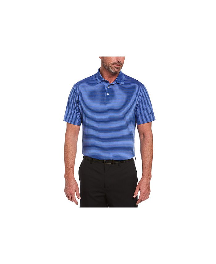 PGA TOUR Men s Single Feeder Striped Polo Shirt Macy s