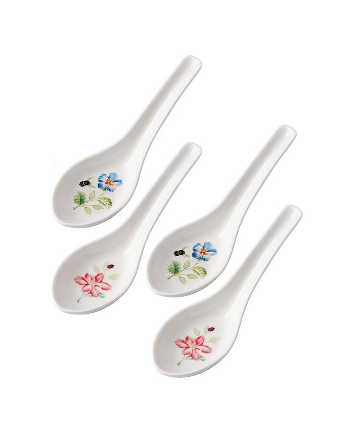 Lenox Butterfly Meadow 4 Piece Soup Spoon Set Macy's
