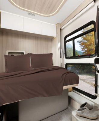 Premier 1800 Series Deep Pocket Bed 4 Piece Sheet Set, RV Queen