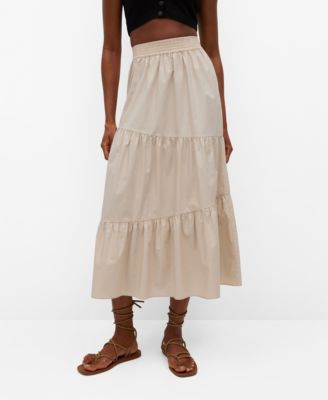 mango tiered skirt