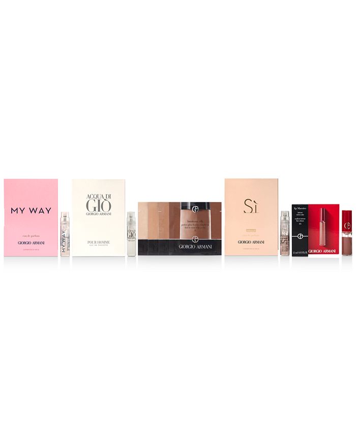 Created For Macy's Giorgio Armani Fragrance Sampler Box & Reviews - Gifts  with Purchase - Beauty - Macy's