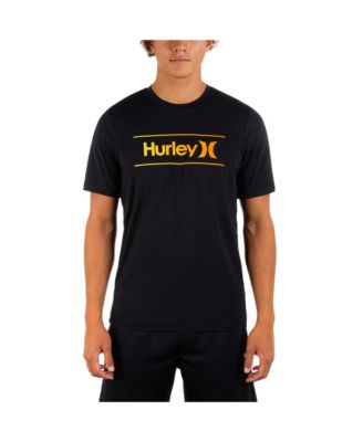 Hurley Herren Gradiation Hybrid Kurzarm – Lässiges Shirt Mit Surfer-Vibe