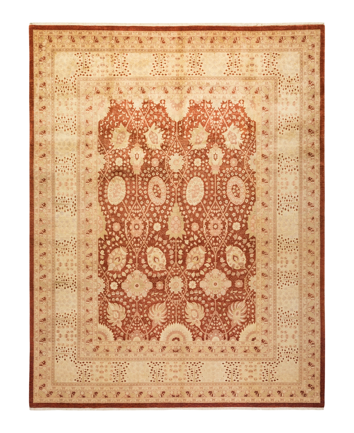 Closeout! Adorn Hand Woven Rugs Mogul M1437 8'1in x 10'4in Rectangle Area Rug - Burgundy