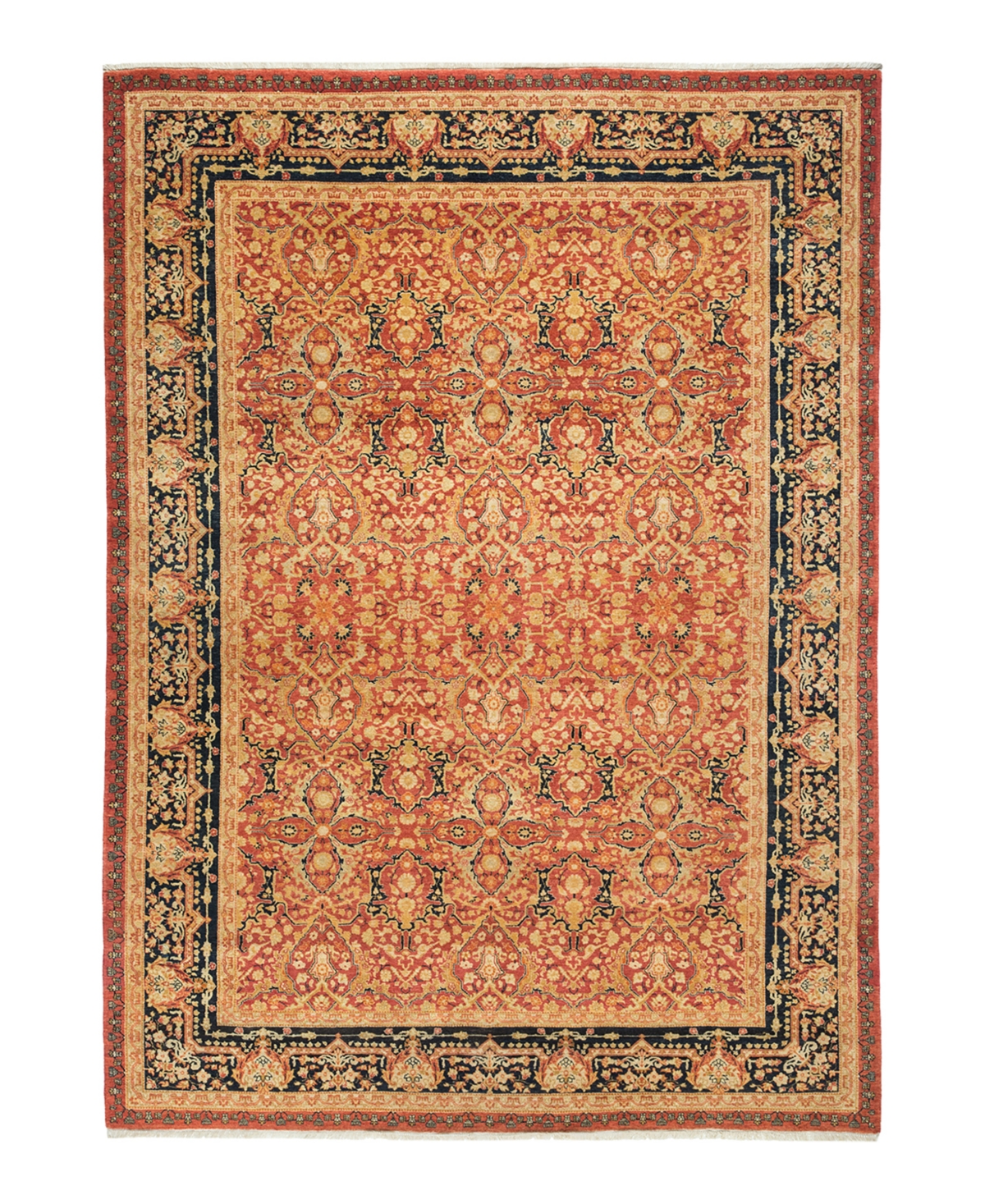 Closeout! Adorn Hand Woven Rugs Mogul M1749 6'3in x 8'9in Area Rug - Rust