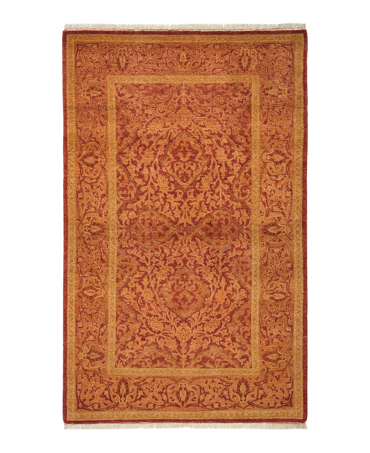 Closeout! Adorn Hand Woven Rugs Mogul M1626 2'8in x 4'3in Area Rug - Rust