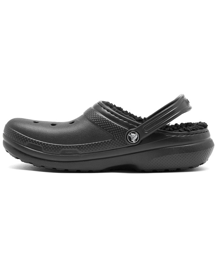 Crocs Big Kids Lined Classic Clog Sandals from Finish Line - Macy's