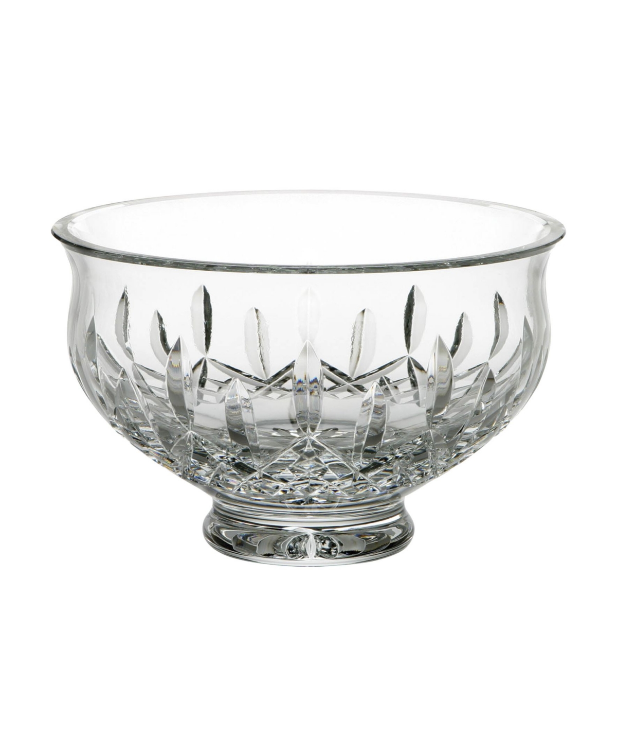 Waterford Lismore 8" Bowl Footed In Clear