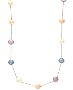 image of Effy Cultured Freshwater Pearl Necklace in 14k Gold (5-1/2mm)