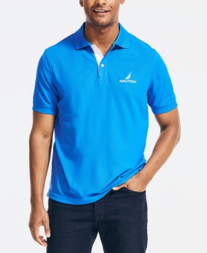Nautica Men's Classic-Fit Solid Navtech Polo Shirt