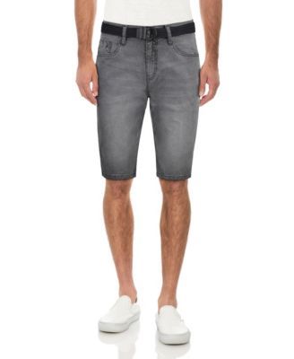 gray jean shorts men