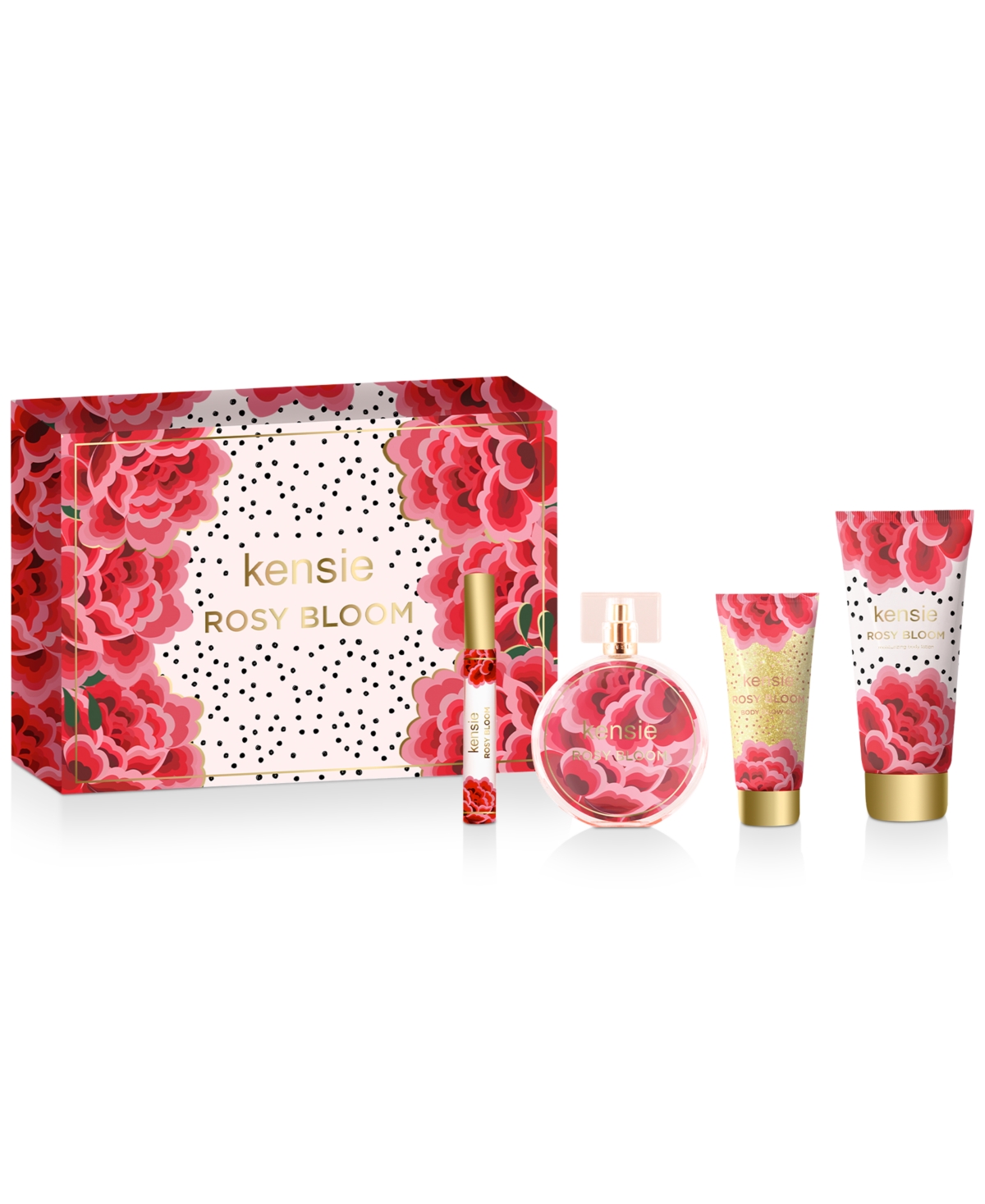 4-Pc. Rosy Bloom Gift Set
