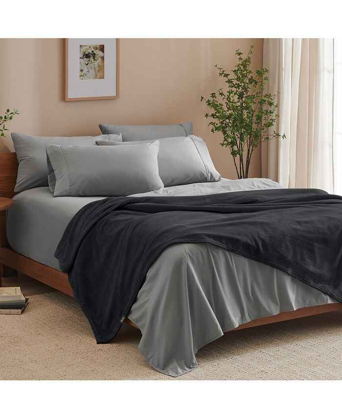 Bare Home Microplush Fleece Blanket, King & Reviews Blankets & Throws Bed & Bath Macy's