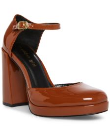 Una Two-Piece Block-Heel Pumps