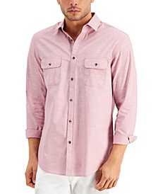 Men's Regular-Fit Solid Shirt, Created for Macy's 