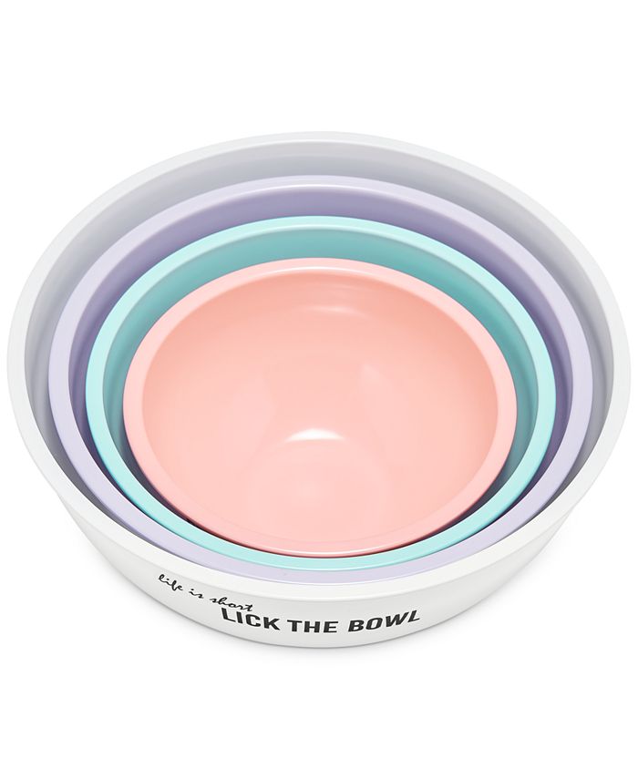 The Cellar Melamine Mixing Bowls with Lids, Set of 4, Created for Macy
