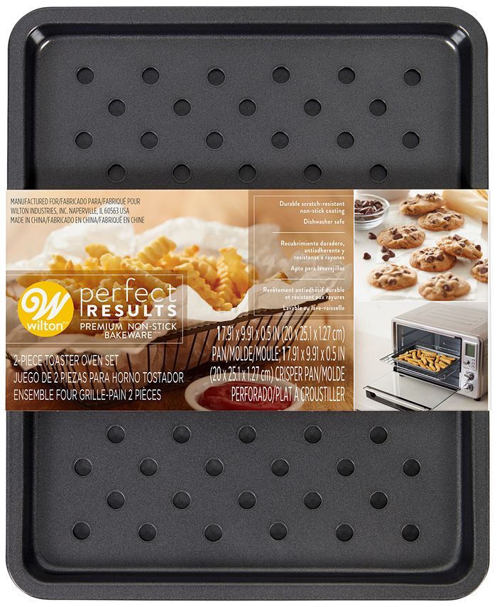 Wilton Perfect Results Toaster Oven Sheet Pan & Crisper 2Pc. Set Macy's