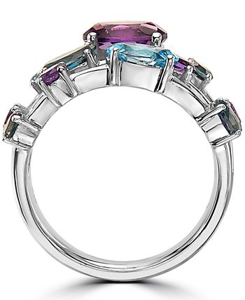 EFFY Collection EFFY® Multi-Gemstone Triple Row Statement Ring (3