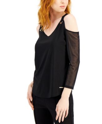 Nine West - Cold-Shoulder Top