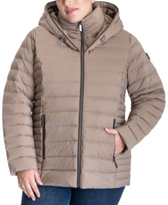 michael kors plus size puffer