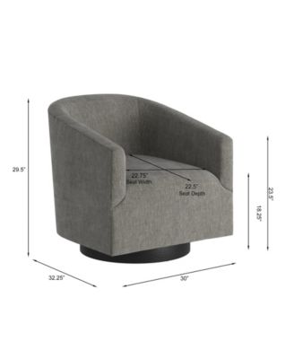 Geneva Wood Base Swivel Chair