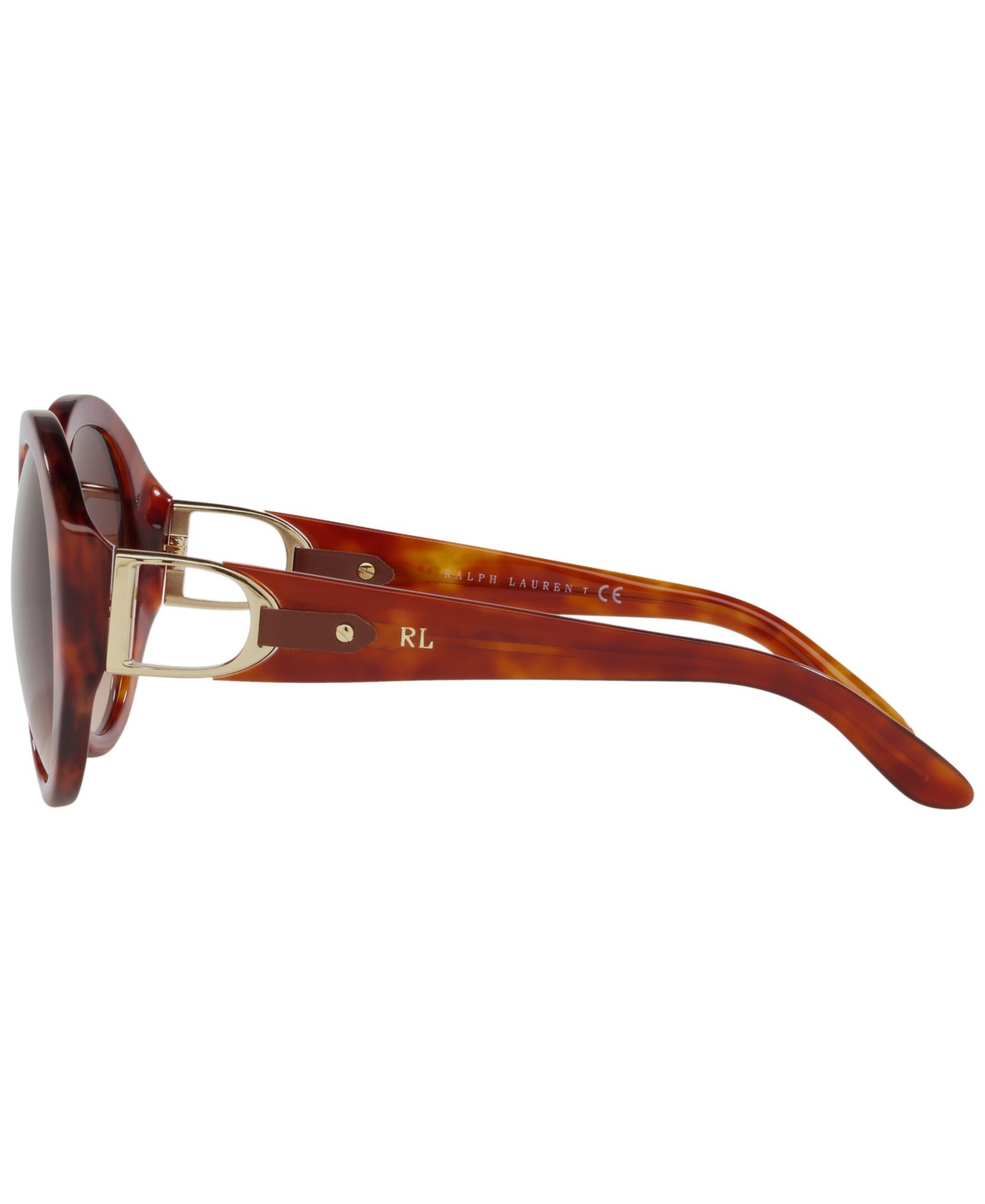 Polo Ralph Lauren Ralph Lauren Woman Sunglass Rl8188q In Shiny Red Havana