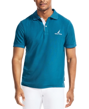 Nautica Men's Classic-Fit Solid Navtech Polo Shirt