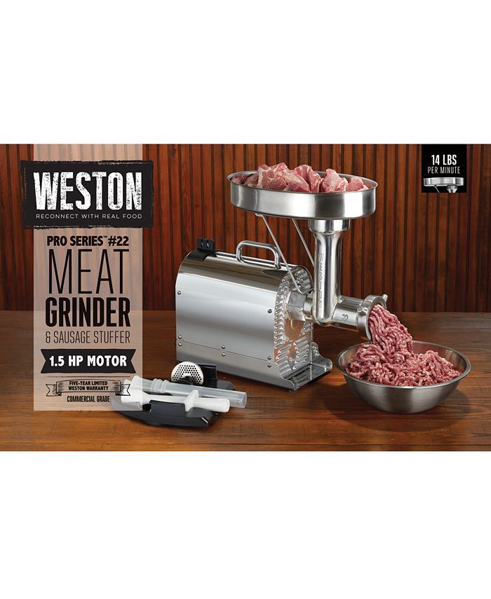 Hamilton Beach Pro Series 22 Meat Grinder with Sausage Stuffer Kit Macy's