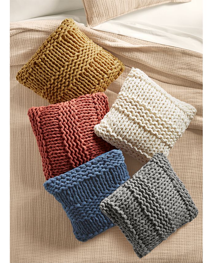 Oake Chunky Knit Throws & Decorative Pillows, Created for Macy's