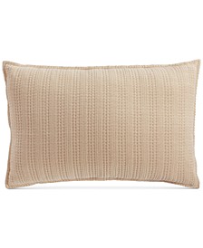 Contrast Stitch Decorative Pillow, 16" x 24", Created for Macy's