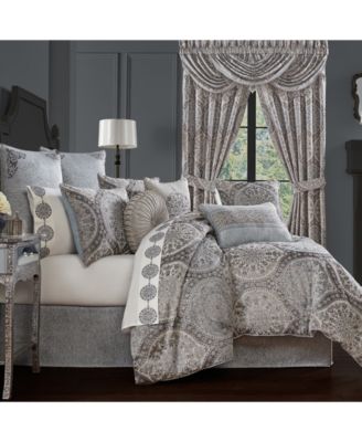 J Queen New York Tiana Comforter Sets Bedding In Ice Blue