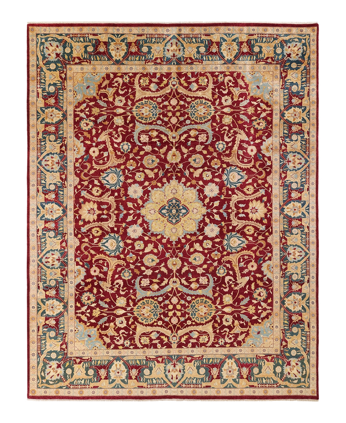 Closeout! Adorn Hand Woven Rugs Mogul M1427 9'2in x 11'10in Area Rug - Red