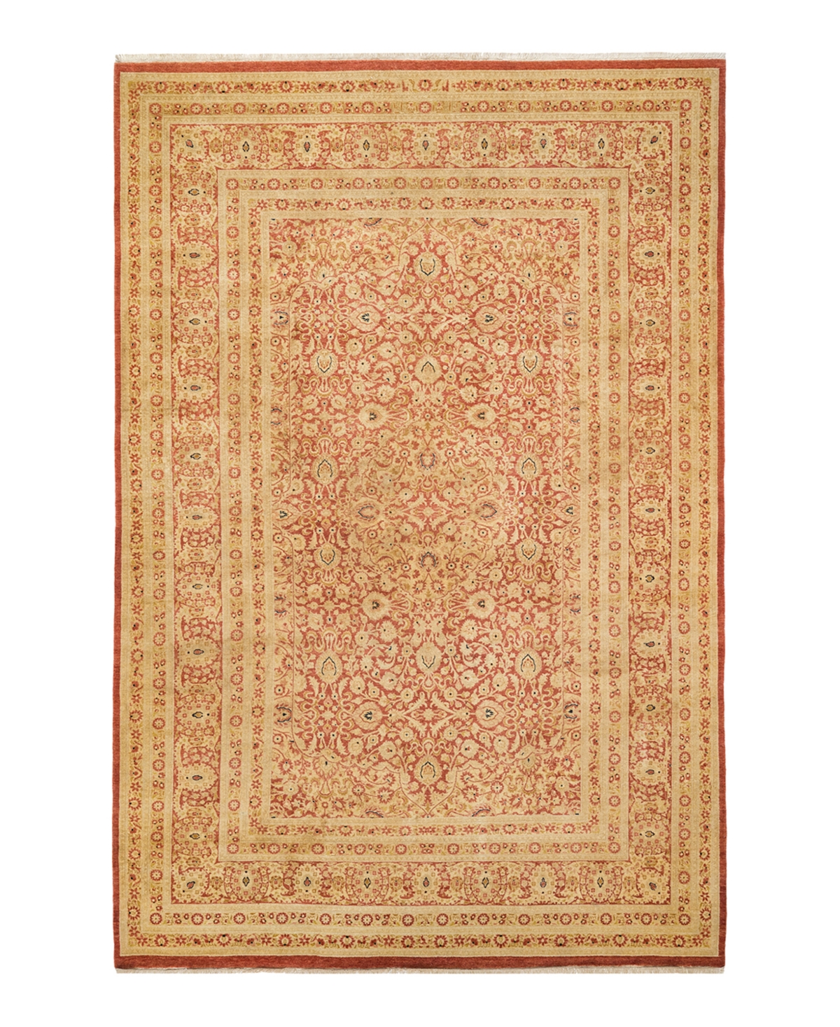 Closeout! Adorn Hand Woven Rugs Mogul M1749 6'3in x 9'7in Area Rug - Rust