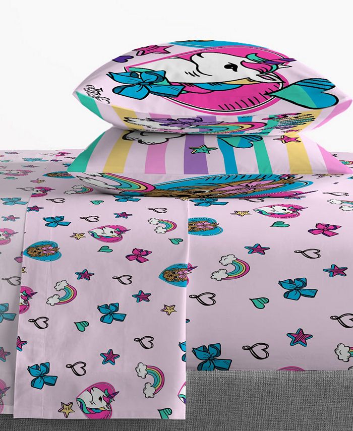 Jojo Siwa Unicorn Shine Full Bed Set, 5 Pieces Macy's