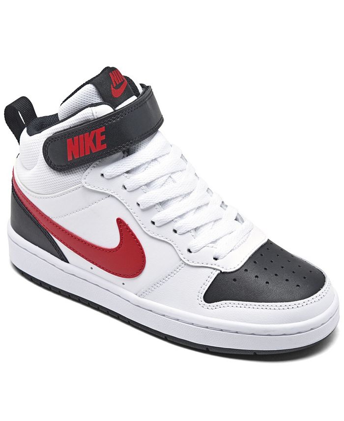 Nike Big Boys Court Borough Mid 2 Stay-Put Casual Sneakers from Finish Line  & Reviews - Finish Line Kids' Shoes - Kids - Macy's