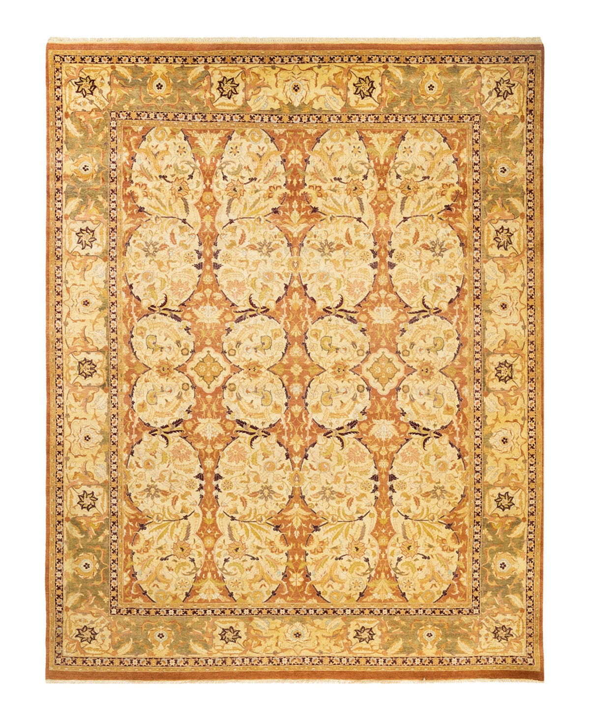 Closeout! Adorn Hand Woven Rugs Mogul M1422 7'10in x 10'3in Area Rug - Caramel