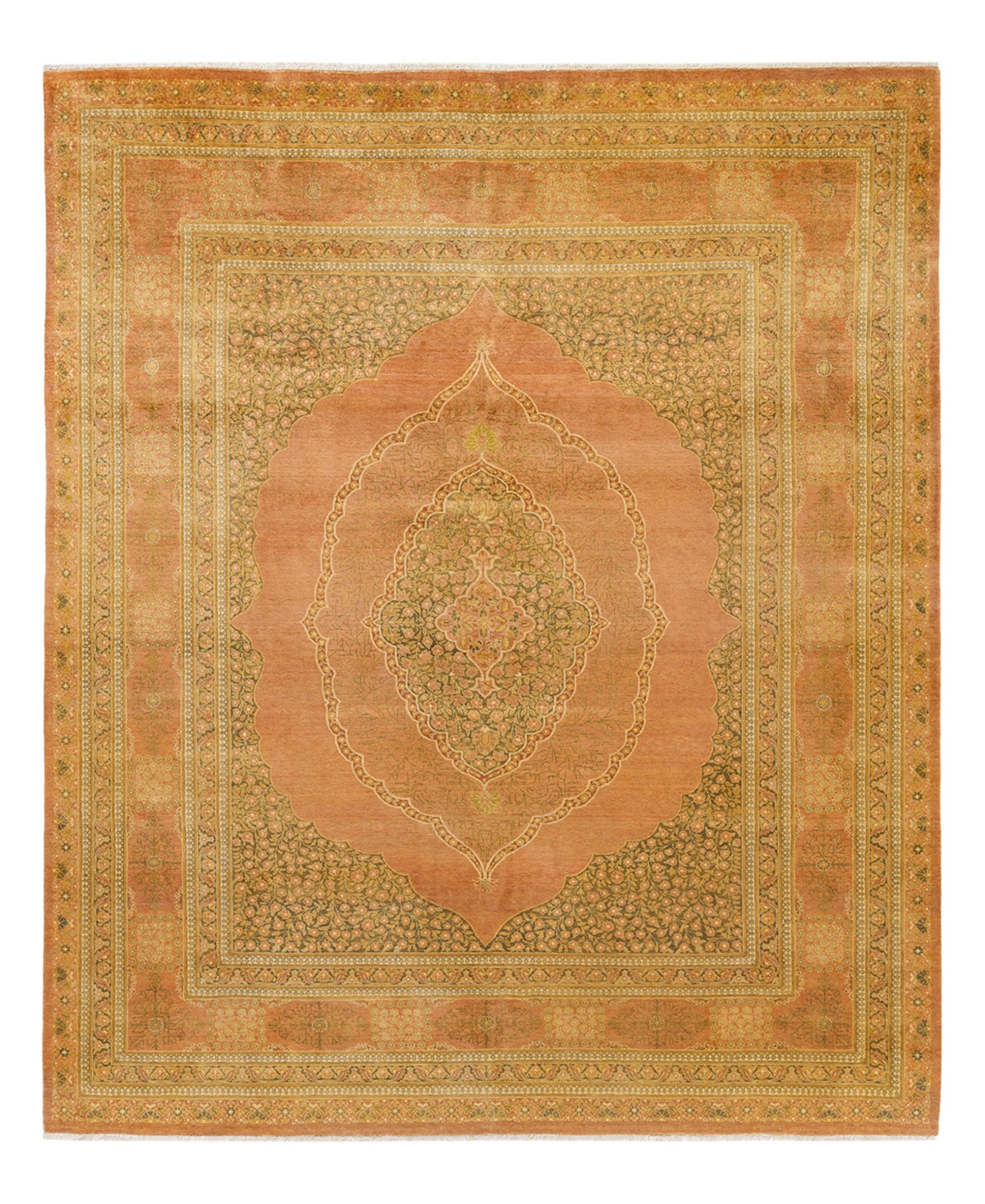 Closeout! Adorn Hand Woven Rugs Mogul M1422 8'1in x 9'10in Area Rug - Caramel