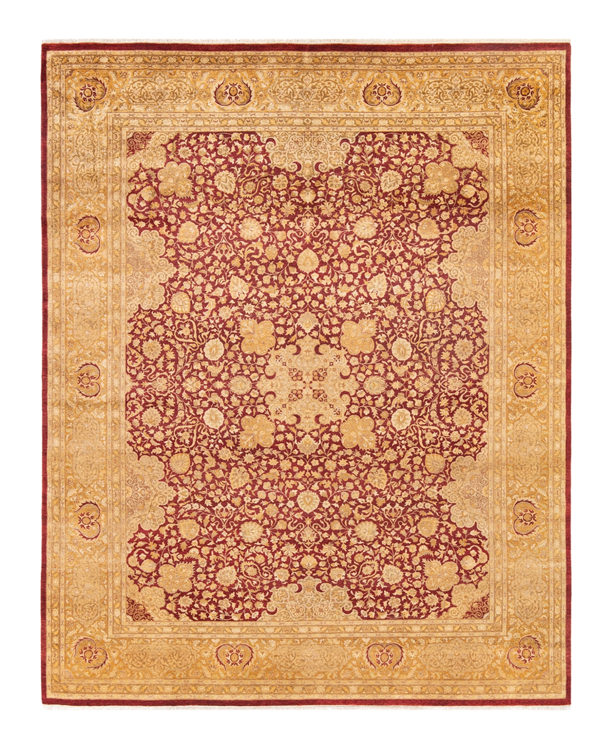 Closeout! Adorn Hand Woven Rugs Mogul M1598 8'2in x 10'6in Area Rug - Rust