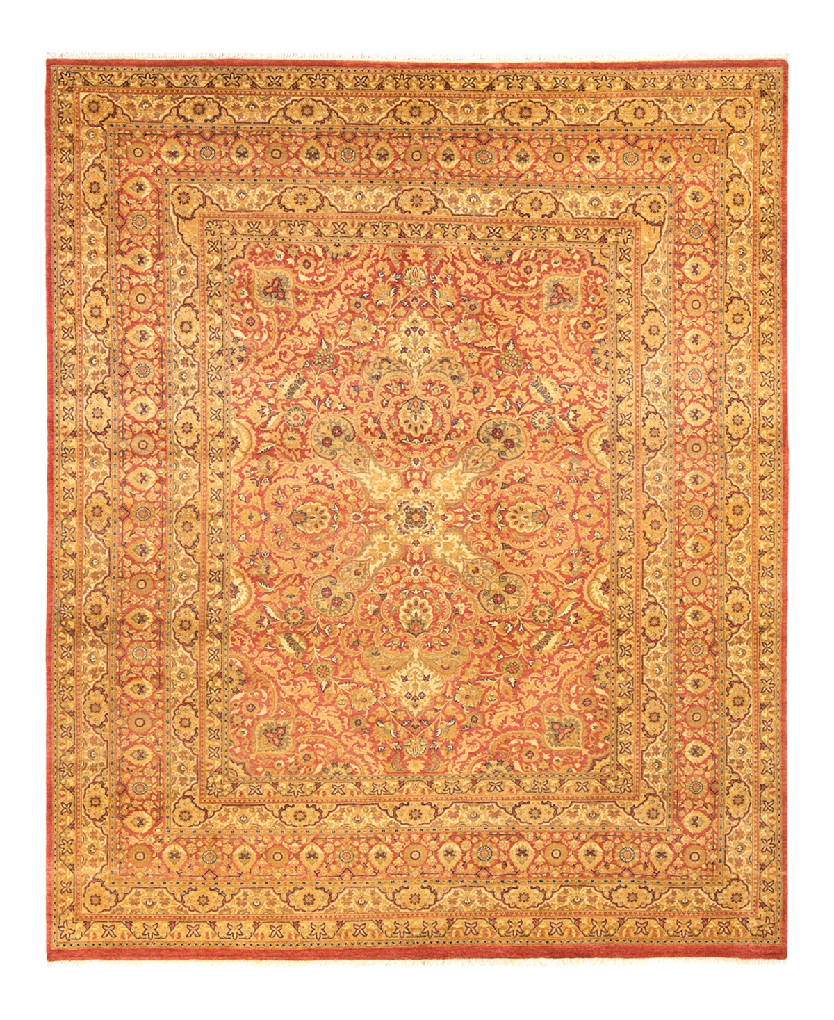 Closeout! Adorn Hand Woven Rugs Mogul M1598 8'2in x 10'2in Area Rug - Rust